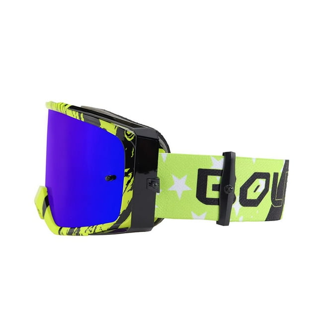 Langgg Motorcycle Goggles Riding Goggles Windproof Scratch Resistant Bike Motocross Glasses for Skiing Country Surfing No.1