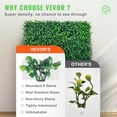 thumbnail image 4 of Artificial Boxwood Wall Panels – 24 Pack 20 x 20 in Green Hedge Panels, 1.6 in Thick UV-Resistant Faux Grass Privacy Fence for Indoor and Outdoor Decor, 4 of 11