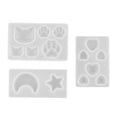 thumbnail image 1 of Bricolaje Surtido De Formas De Gato Pata De Oso Estilo De Estrella De Silicona Decoración De Pasteles Accesorio Mol Sunnimix Moldes para hacer joyas, 1 of 8