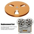 thumbnail image 3 of 7 Inch Empty Reel, Universal 3 Hole Aluminum Alloy Opening Machine Takeup Reel for Tape Machines, 3 of 7