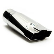 Exhaust Tip 4.75" Outlet 9.00" Long 2.50" Inlet Chevy Bowtie Stainless Wesdon Exhaust Tip