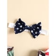 thumbnail image 4 of Gureui Toddler Infant Baby Boys Girls Suit, Independence Day Star Stripe Print Camouflage Fly Sleeve Square Neck Romper + Headband 2Pcs Clothes Set, 4 of 9