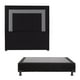 thumbnail image 1 of Box Base Cama Queen Size + Cabecera Bora Negro Dicasa  Bora Black, 1 of 8