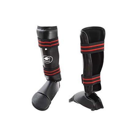 Lion Martial Arts Vinyl Shin Guard Pair