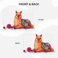 thumbnail image 4 of Placemats Set of 6, Cozy Knitting Llama Place mats for Dining Table Indoor/Outdoor, Cute Heat Resistant Washable Table Mats(18" x 12"), 4 of 8
