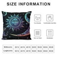 thumbnail image 5 of Nawypu Pillow Covers Cases Purple Sun Moon Stars,Double-Sided Pattern Square Pillow Covers Sofa Cushion Covers for Living Room, 5 of 5