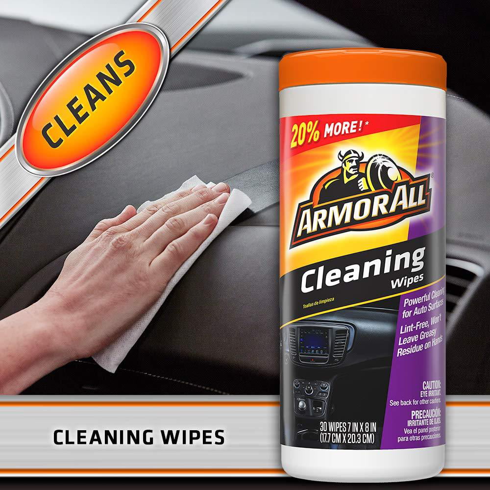 Armor All Original Protectant, Cleaning & Glass Wipes Triple Pack 1878