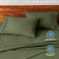 thumbnail image 6 of Bare Home Pillowcase Set - Premium 1800 Collection - Double Brushed - Ultra Soft - King Size, Cypress, 2 Count, 6 of 8