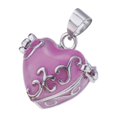 thumbnail image 1 of Destyer Antique Enamel Heart Locket Cremation Keepsake Urn Ash Holder Rose Red Exquisite Craftsmanship Style A 1Set, 1 of 6