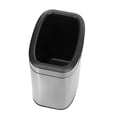 thumbnail image 3 of Alpine Commercial Trash Can Rectangular Liner Open Top Stainless Steel Garbage Bin 2.6 Gallon, 3 of 5