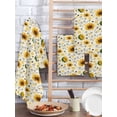 thumbnail image 2 of Vintage Sunflower Kitchen Dish Towels for Drying Dishes Set of 4, Summer Botanical Farmhouse Floral Waffle Weave Microfiber Hand Tea Bathroom Towels Quick Dry & Absorbent Towel 15.7x23.6, 2 of 7
