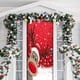 thumbnail image 4 of Cortina de puerta navideña 2024, adorno para árbol de Navidad de Papá Noel, muñeco de nieve, pancarta de fondo de Feliz Navidad, decoración para fiesta en casa, 4 of 5