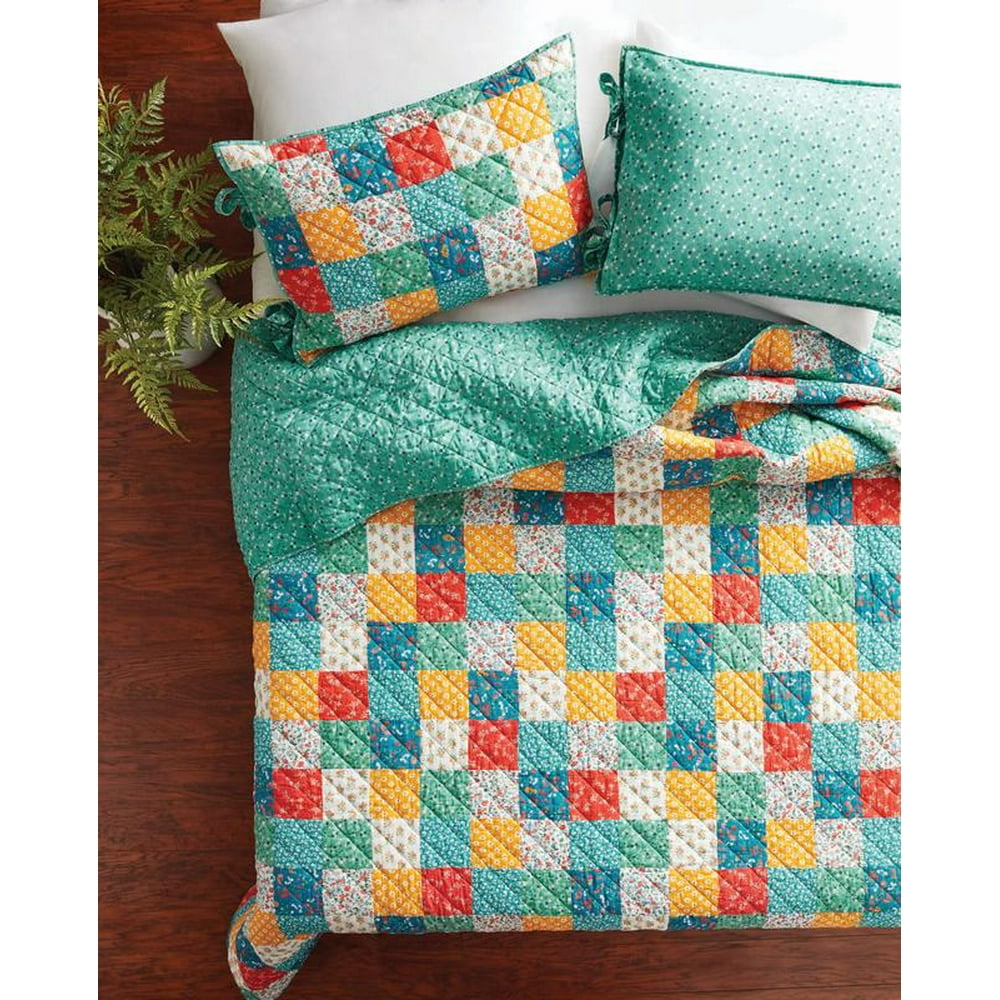 The Pioneer Woman Floral Patchwork 3Piece Quilt Set, King Walmart
