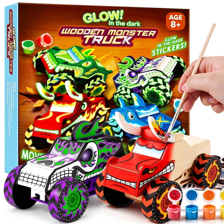 Joyfy Wooden Monster Truck Build & Paint Kit photo 1