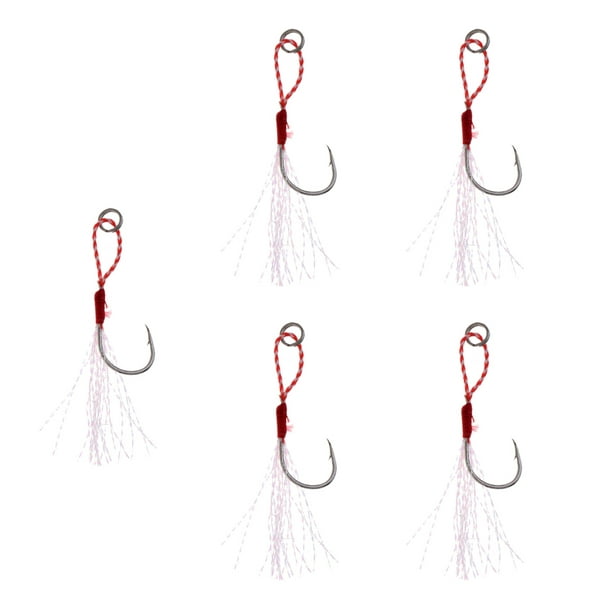 Set of 5 fishing hook PE line hook multi-type adaptation fishing 12
