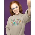 thumbnail image 2 of Getting Candy Groovy Style Sweatshirt Women -Image by Shutterstock, Female Medium, 2 of 4