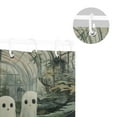 thumbnail image 5 of Yayeee Shower Curtain with Hooks 72"x72" Waterproof Fabric Bathroom Hanging Decor, Ghosts Playing in A Garden, 5 of 5