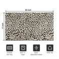 thumbnail image 5 of Black and Tan Leopard Print Door Rugs,Washable Non Slip Door Mats Indoor,Decorative Door Mats,Entry Mat Indoor for Entrance,Bedroom,Kitchen,Bathroom,17"x30", 5 of 6