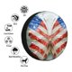 thumbnail image 4 of Fotbe Patriotic Butterfly Floral Funda de Llanta de Repuesto con Estampado, Engrosada, Ajuste Universal para Jeep, Remolque, RV, SUV, Camión-17 inch, 4 of 6