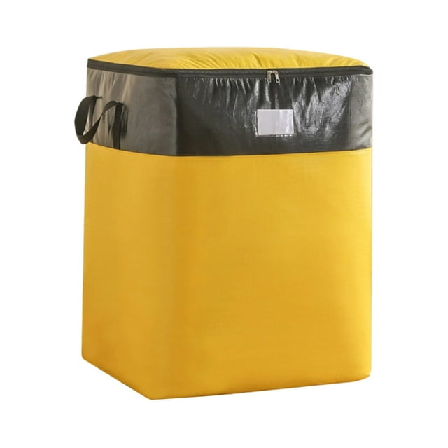 Totes for Storage,Extra Large Heavy Duty Waterproof Moving Storage Bag with Zipper and Reinforced Handles, for Clothes Bedding Travel