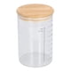 thumbnail image 5 of Kit De Tarro De Masa Madre, Tapa De Madera, Recipiente De Masa Madre De Vidrio, Boca Ancha, Operación Simple Para Nueces De Café Para Arroz, 5 of 7