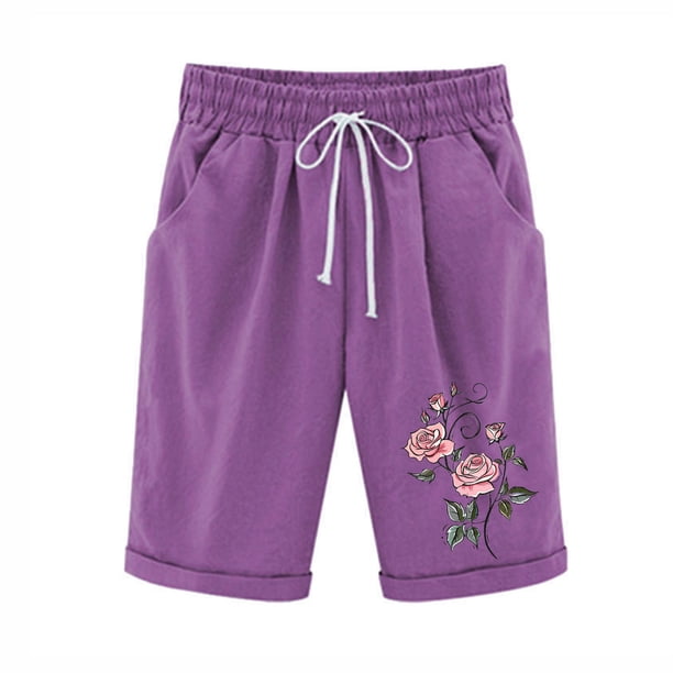 Cordón de Impresión de la Cintura Elástica Casual, Pantalones de Pijama para el Hogar, la Playa, la Ropa de Dormir Y el Uso Diario