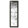 thumbnail image 2 of ArtToFrames 12" x 43" Honors Black with Gold Picture Frame, 12x43 inch Black Wood Poster Frame (WOM-5158), 2 of 7