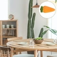 thumbnail image 2 of LEORX Ceramic Children Food Plate with Lovely Carrot Design for Home Use Orange Color, 2 of 8