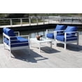thumbnail image 4 of Safavieh Nason 4 Piece Contemporary Outdoor Living Set, 4 of 14