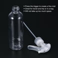 thumbnail image 4 of Unique Bargains 200ml Spray Bottles Refillable Mist Sprayer Plastic Clear 4 Pack, 4 of 4