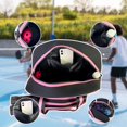 thumbnail image 3 of GLFILL Pickleball Paddle Bag Large Capacity Neoprene Paddle Storage Bag with Strap Black white, 3 of 8