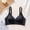 Black, variant on Womens Seamless Bras Wireless Push Up Everyday Underwear for Home Solid Color Support Bras with Removable Pads, 40A, Purple