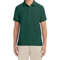 thumbnail image 1 of Polo Izod de manga corta Piqué para hombre Hunter Green, 1 of 2