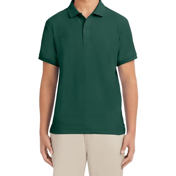 Polo Izod de manga corta Piqué para hombre Hunter Green