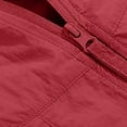 thumbnail image 4 of Men's Oversize Rain Jacket Solid Color Long Sleeved Drawstring Sun Protection Summer Casual Hooded, 4 of 7