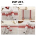 thumbnail image 5 of Unique Bargains 4Pcs Double Stripe PVC PET Heat Resistant Table Mats Red, 5 of 6