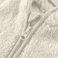 thumbnail image 6 of Jalioing Zipper Snowsuit for Baby Fuzzy Fleece Long Sleeve Stand Collar Jumpsuit Thick Thermal Winter Footed Bodysuit, 6 of 9