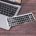 thumbnail image 5 of Black & White Dual-Language Keyboard Stickers with Arabic and English Letters - 17.7x5.8cm Plastic Decals for Laptops and Desktops, 4g per Piece, Pack of 3 - Easy Application to Refresh Your Computer, 5 of 5