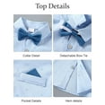 thumbnail image 6 of CARETOO Boy Clothes Suits Toddler Boy Outfit Dress Shirt Bowtie Pants Kid Wedding Outfits 5-10 Years, 6 of 7