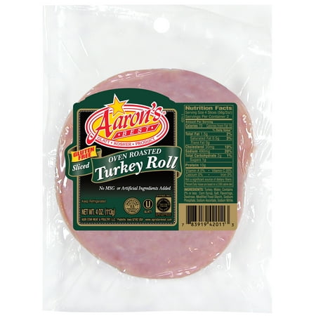 Aaron's Best White Turkey Roll, 4 Oz. - Walmart.com