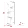 thumbnail image 2 of Nmkwnr 3 Shelves Bookcase Bookshlef Book Storage Rack for Home Living Room Office, Black, 2 of 7