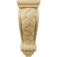 thumbnail image 2 of Ekena Millwork 5"W x 7"D x 14"H Large Basket Weave Corbel, Alder, 2 of 4