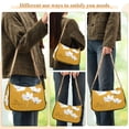 thumbnail image 4 of FORMRS Womens Shoulder Bag with Chain Strap Clutch Purse Cute Tote Handbag, White Flowers, 4 of 7