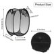 thumbnail image 2 of Kearding Cesta de lavandería plegable de amplia aplicación para dormitorio, baño, cesta de limpieza plegable, gran capacidad negro, 2 of 6