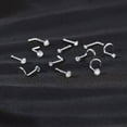 thumbnail image 6 of QQTDFG 8Pcs/Lot 925 Sterling Silver Nose Studs CZ I/L/S-Shape Nostril Piercing Jewelry-Gold-L Shape 20G, 6 of 9