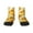 2 Black-2, variant on White Marble Pattern Sunflower Pattern Quarter Crew Socks,Toe Seamed Ankle Socks,Cotton Cushioned Breathable Athletic Crew Sports Socks
