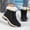 Black, variant on Women's Winter Snow Boots Waterproof Anti-Slip Ankle Booties with Faux Fur Lining Cozy Lace-Up Short Boots for Cold Weather City Walk White Size 10