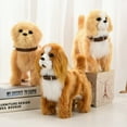 thumbnail image 4 of CHUANK Jouet Électronique Interactif pour Chien Animal de Compagnie Marchant Aboiement Peluche Réaliste Animaux Réalistes Animés Chiot en Peluche Jouet pour Chien, 4 of 8