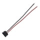thumbnail image 5 of Cable de energía CUTICAT Conector USB C Conector hembra Convertidor de Cable de alimentación a Cable de 2 pines Electrodo positivo rojo accesorio de Electrodo Negro Negro sin terminal, 5 of 8