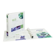 Angle View: Avery Extra-Wide View Binder, 1" One-Touch EZD Rings, White, 1 Binder (01318)